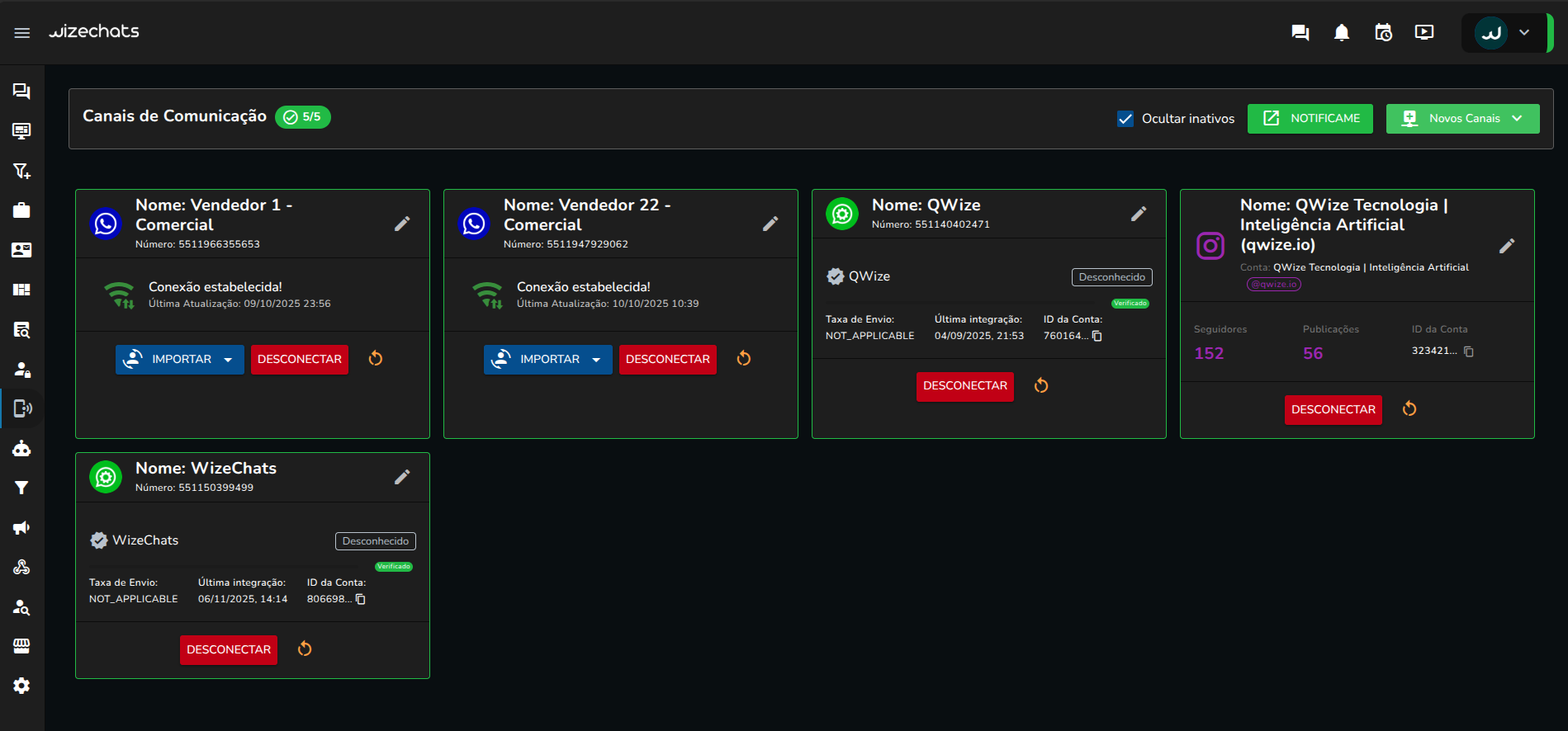WizeChats Screenshot
